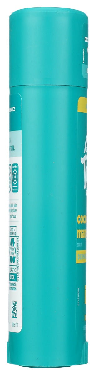TOMS OF MAINE: Coconut Mango Deodorant Stick, 3.25 oz