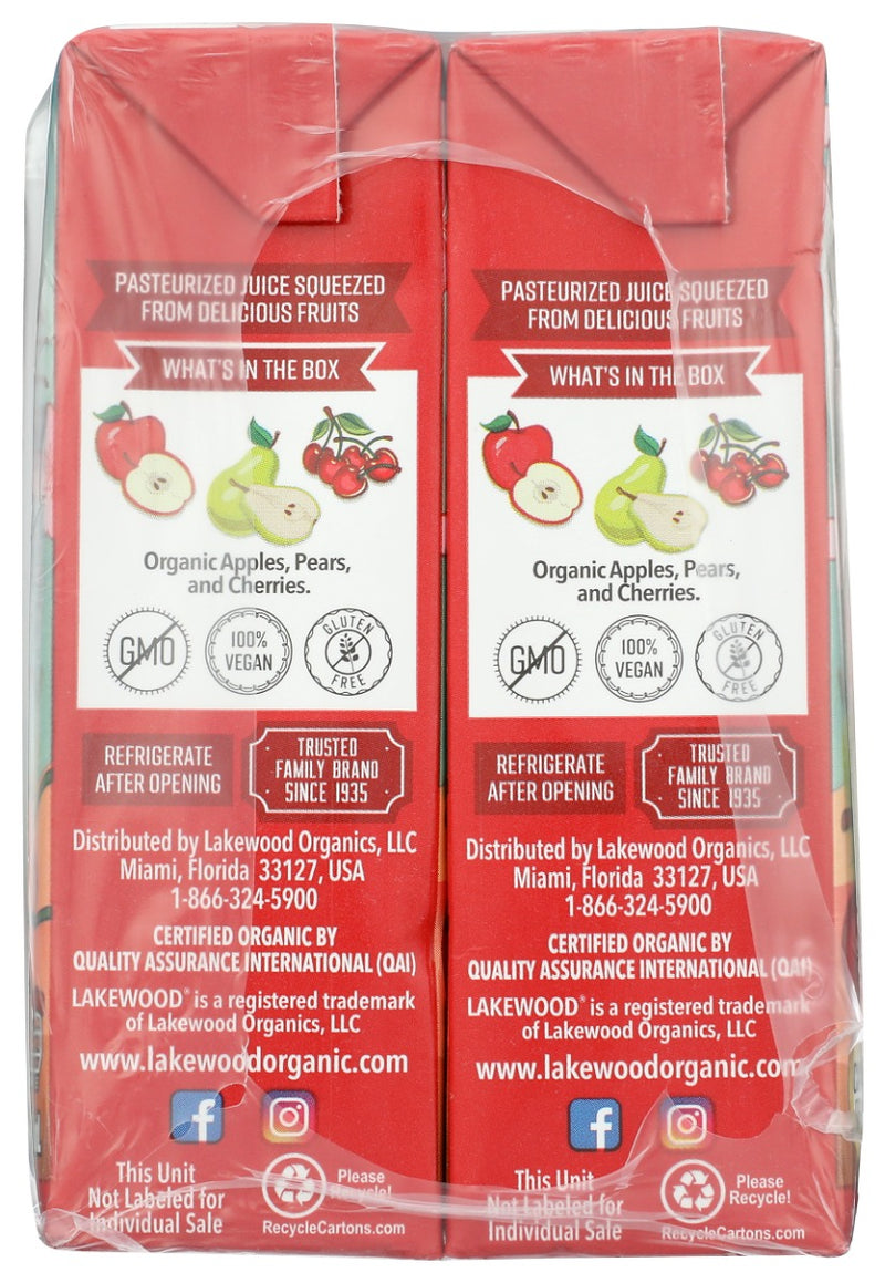 LAKEWOOD: Littles Organic Cherry Fusion Juice Boxes 8Ct, 54 fo