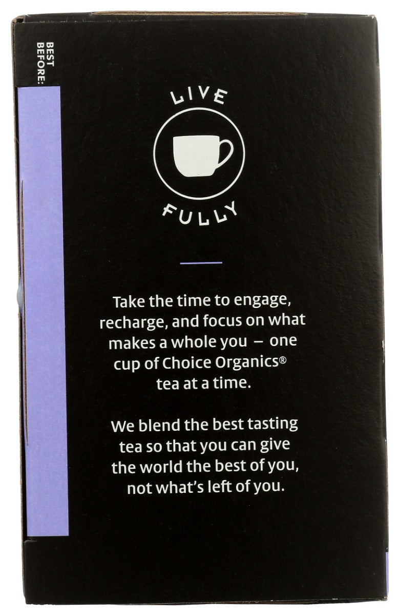 CHOICE TEA: Organic Earl Grey Tea, 16 bg