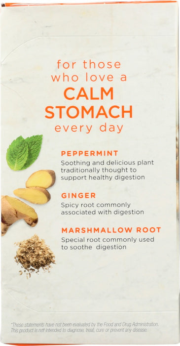 BIGELOW: Calm Stomach Ginger and Peach Herbal Tea, 1.35 oz