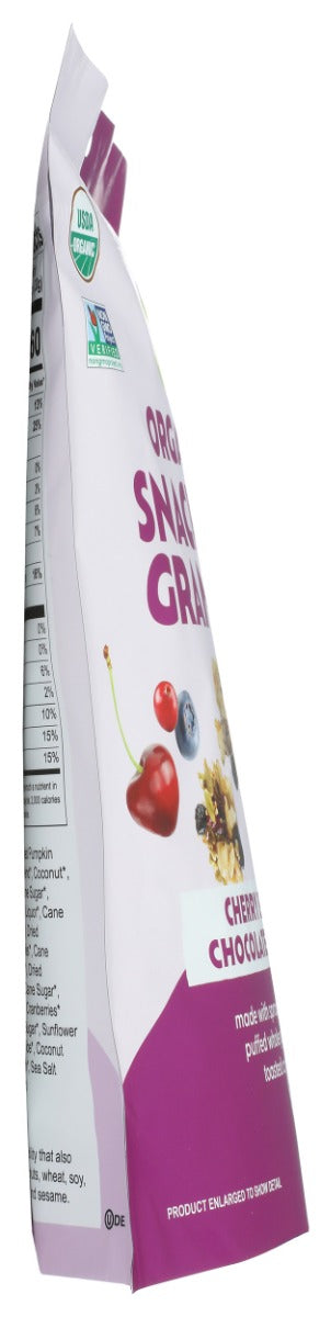 GO RAW: Cherry Berry Chocolate Chunk Organic Snacking Granola, 8 oz