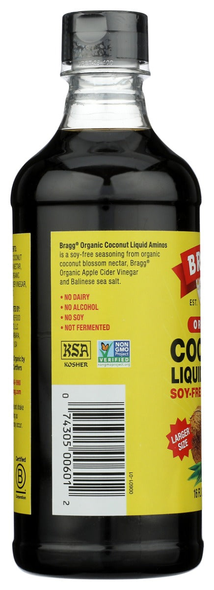 BRAGG: Organic Coconut Liquid Aminos, 16 oz