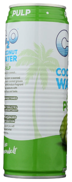 C2O: Coconut Water with Pulp, 17.5 fo