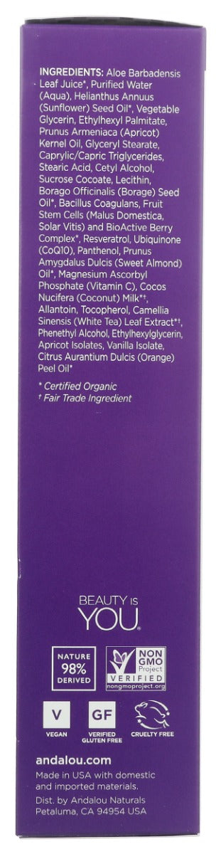 ANDALOU NATURALS: Age Defying Apricot Probiotic Cleansing Milk, 6 oz