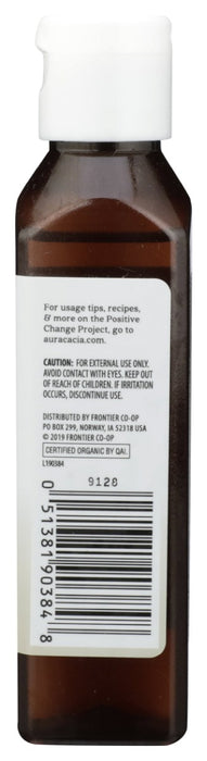 AURA CACIA: Organic Fractionated Coconut Oil, 4 oz