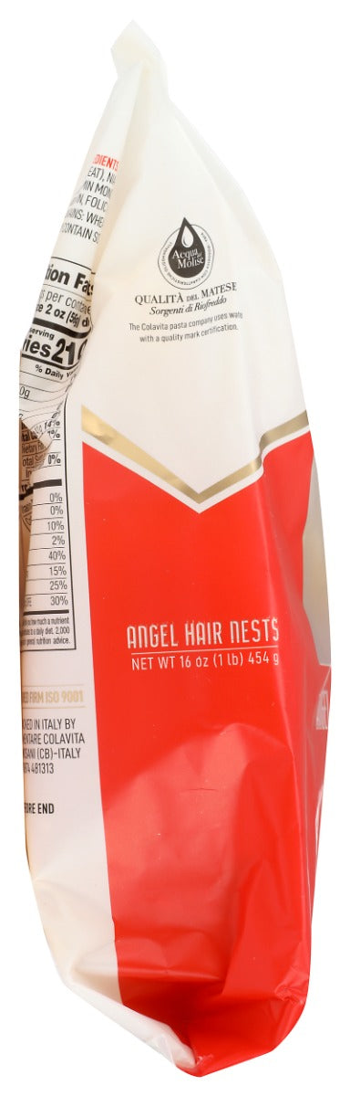 COLAVITA: Capellini Angel Hair Nest Pasta, 16 oz