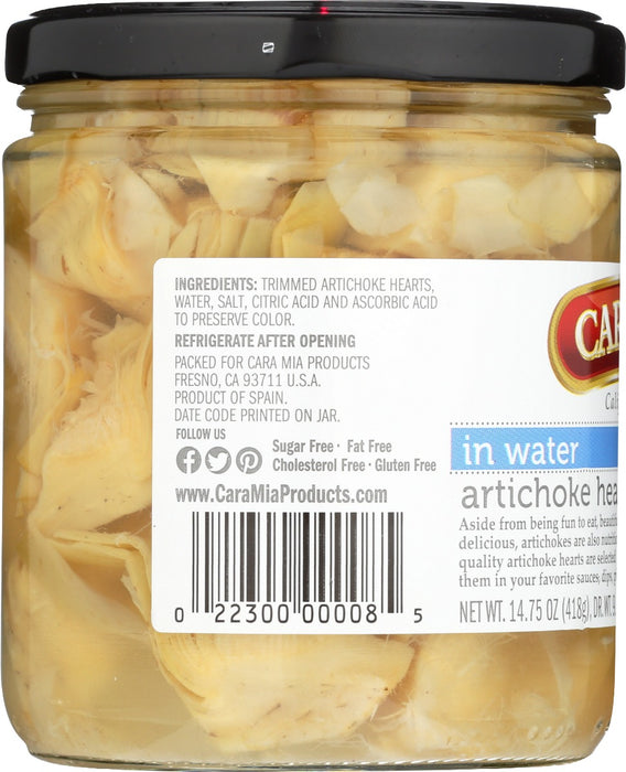 CARA MIA: Artichokes Hearts In Water, 14.5 fo