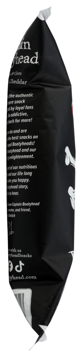 CAPTAIN BOOTYHEAD: Puffed Rice and Corn Extra White Cheddar, 4 oz