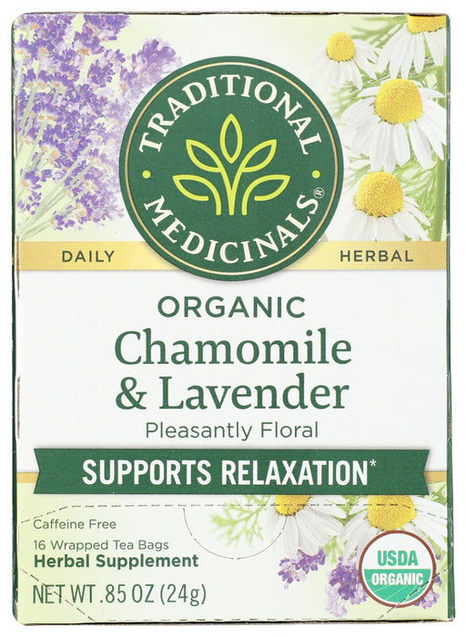 Lavender and chamomile combine with soothing lemon balm to create a gentle and aromatic tea that helps ease tension and calm frazzled nerves.* Our herbs are high in essential oils and hail from organic farms, from Bulgaria's idyllic meadows to Egypt's fertile Nile Valley, to create our best chamomile lavender tea.