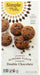 
Made with plant powered, nutrient-dense ingredients 
Smartly sweetened with organic coconut sugar and chocolate chips at just 8g of sugar per serving. 
Our simple ingredient line-up includes almond flour, and coconut oil 
Sized for feel-good snacking 
Certified Gluten-Free, Grain Free, Corn Free, Gum Free 
Non-GMO 
Vegan 
