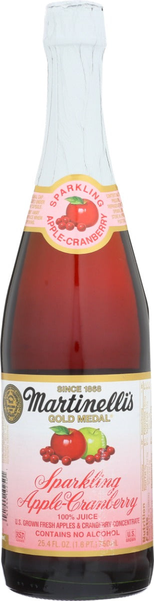 






Our non-alcoholic Sparkling Apple-Cranberry blends the finest varieties of U.S. grown fresh apples with cranberry juice.






