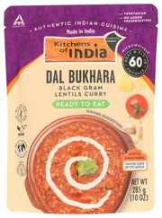 KITCHENS OF INDIA: Dal Bukhara Black Gram Lentils Curry, 10 oz
