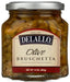 Starring tart and briny olives, this authentic Italian recipe is a stunning yet simple appetizer paired with crispy toasts or Italian bread. DeLallo Olive Bruschetta is also a colorful condiment that brings to life a myriad of kitchen creations: sandwiches, salad dressings, omelets, roasted veggies, pasta sauce, grilled meats, seafood, chicken and more!