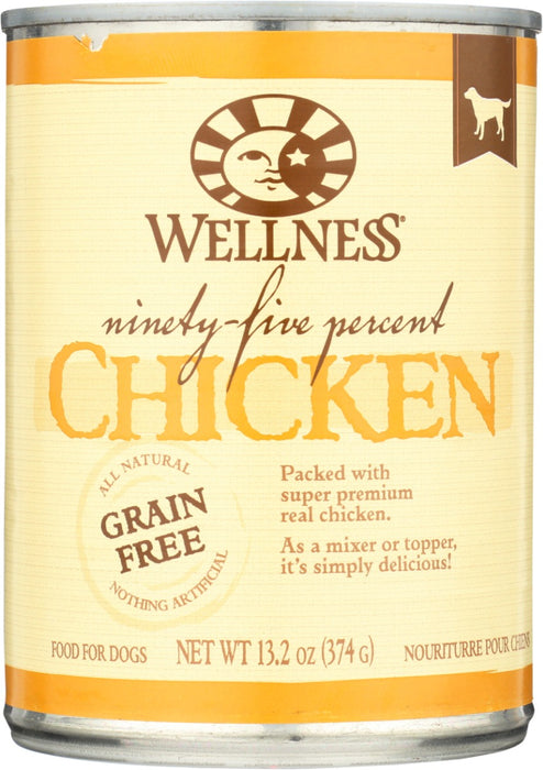 WELLNESS: Complete Health 95 Percent Chicken Dog Food, 13.2 oz