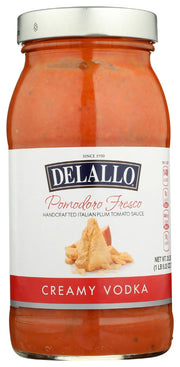 DELALLO: Jarred Vodka Sauce Pomodoro Fresco, 25.25 oz