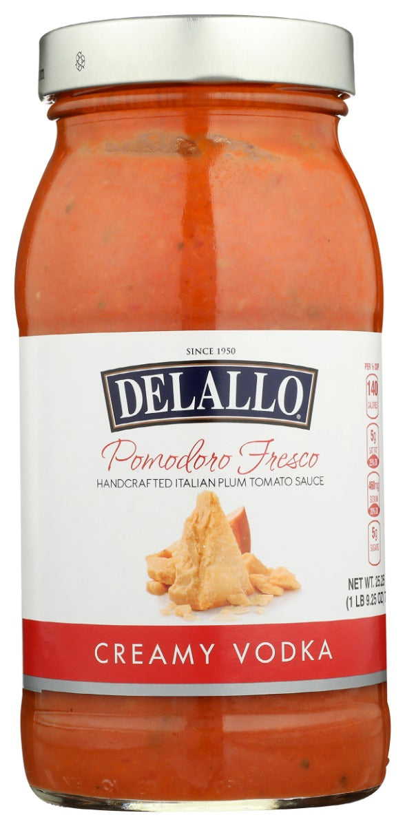 DELALLO: Jarred Vodka Sauce Pomodoro Fresco, 25.25 oz