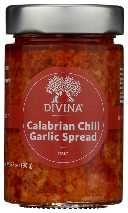DIVINA: Calabrian Chili Garlic Spread, 6.7 oz