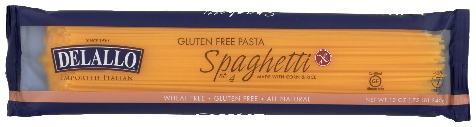 DELALLO: Gluten Free Spaghetti, 12 oz