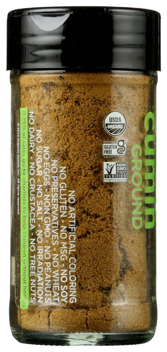 SPICELY ORGANICS: Organic Cumin Ground Jar, 1.7 oz