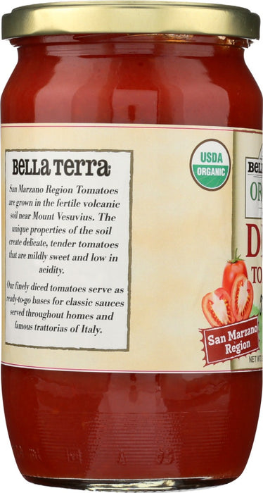 BELLA TERRA: San Marzano Region Diced Tomatoes, 24 oz
