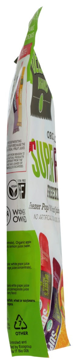 DEEBEES ORGANIC: Organic SuperFruit Freezie Pops, 13.5 fo