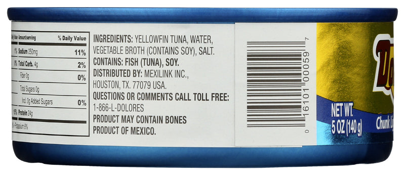 DOLORES: Tuna In Water, 5 oz