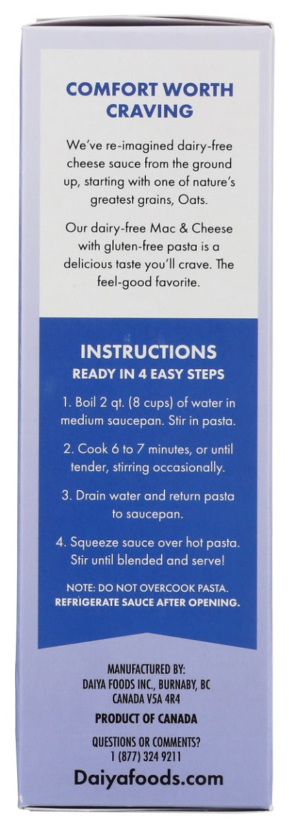 DAIYA: Alfredo Style Mac and Cheeze, 10.6 oz