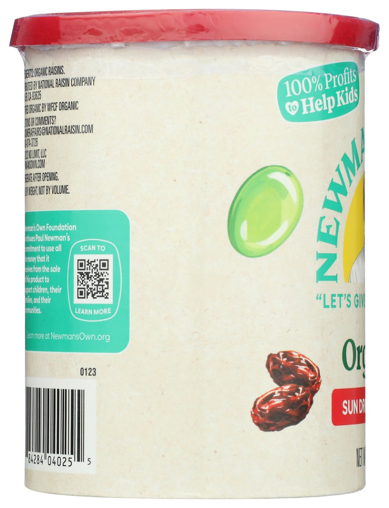 NEWMANS OWN ORGANIC: Organic Sun Dried Raisins Can, 15 oz