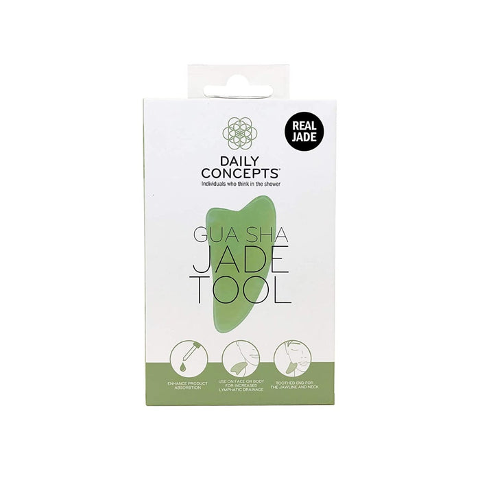 DAILY CONCEPTS: Jade Gua Sha Facial Tool, 3.5 oz