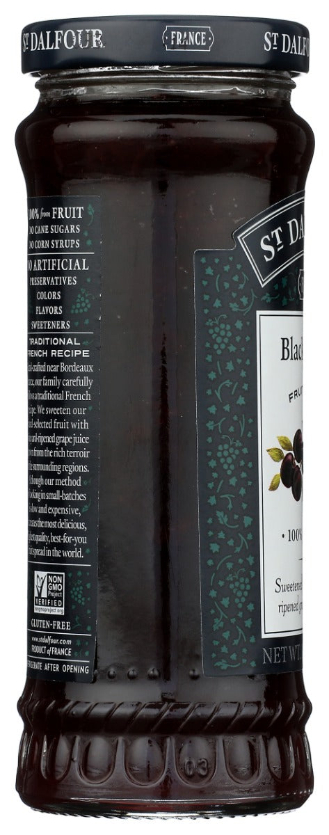 ST DALFOUR: Black Cherry Fruit Spread, 10 oz