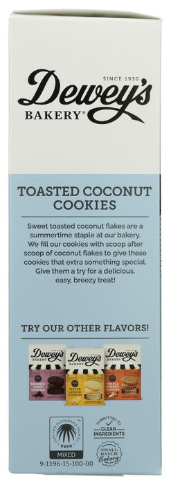 DEWEYS: Toasted Coconut Cookies, 9 oz