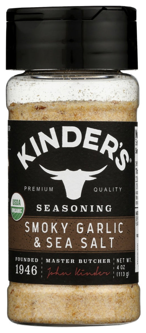 KINDERS: Smoky Garlic and Sea Salt Seasoning, 4 oz