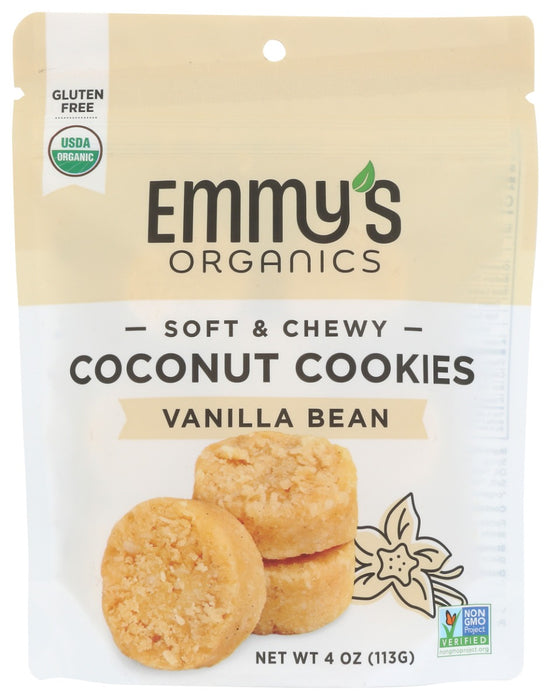 EMMYSORG: Vanilla Bean Coconut Cookies, 4 oz