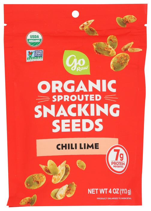GO RAW: Chili Lime Snacking Seeds, 4 oz