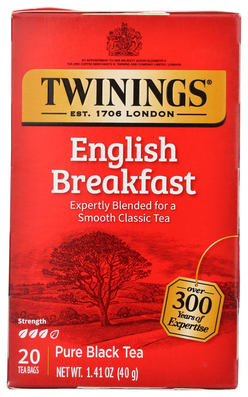 English Breakfast is our most popular tea. To create this well-balanced blend, we select some of the finest teas, each with its own unique characteristics.  
Tea from Kenya and Malawi, provides the briskness and coppery-red colour while Assam gives full-body and flavour. The robustness from these regions is complemented by softer teas from other regions.
The combination yields a complex, full-bodied, lively cup of tea that is perfect any time of day.