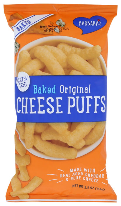 Our Baked Original Cheese Puffs win fans with their simple ingredients and simply delicious taste. Say hello to yum.
