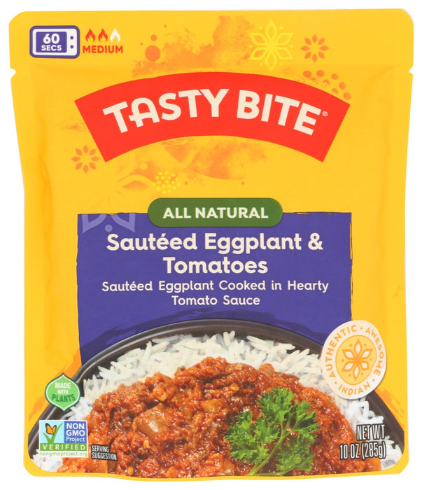 Tantalizing eggplant is delicately braised in a tomato and onion sauce that balances subtle sweetness with a mild kick of Punjabi seasoning. Great for dipping with your favorite naan or roti, although you can't go wrong by pairing it with rice.