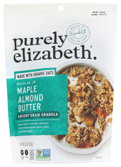 PURELY ELIZABETH: Maple Almond Butter Ancient Grain Granola, 10 oz
