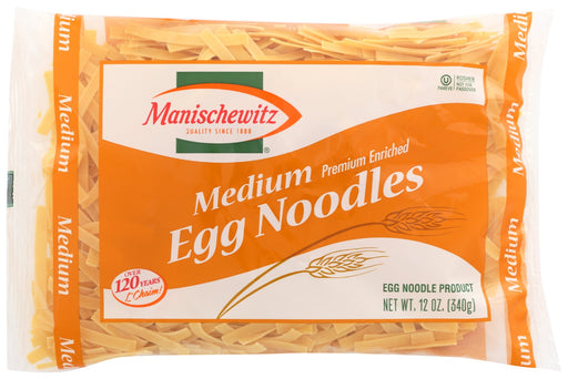 MANISCHEWITZ: Medium Egg Noodles, 12 oz