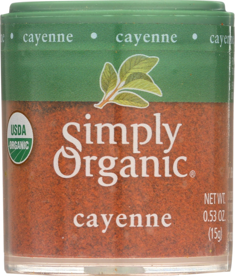 SIMPLY ORGANIC: Cayenne Pepper, 0.53 oz