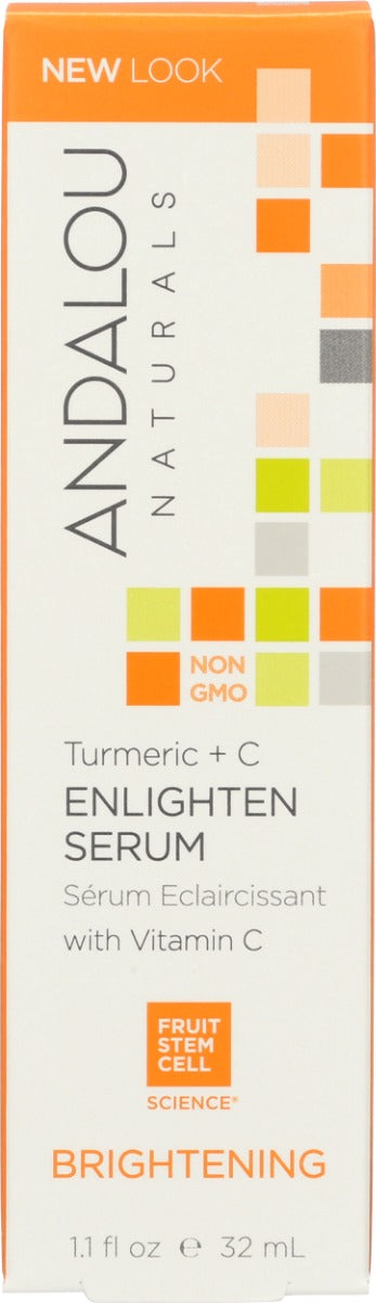Discover our Turmeric + Vitamin C Enlighten Serum, perfect for targeting over-exposed surface cells for a more radiant and brighter-looking appearance. Our turmeric serum is infused with a blend of natural ingredients for antioxidant protection while also helping target uneven skin tone and dark spots. Add the nourishment your skin needs to combat signs of aging, promote a more even skin tone, and enhance your natural radiance.