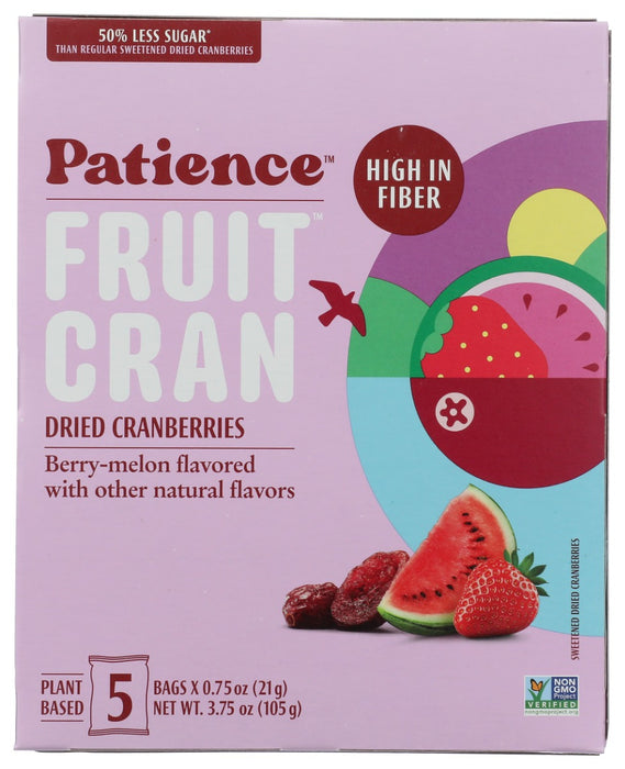 PATIENCE FRUIT & CO: Dried Cranberries Berry Melon Flavored, 3.75 oz
