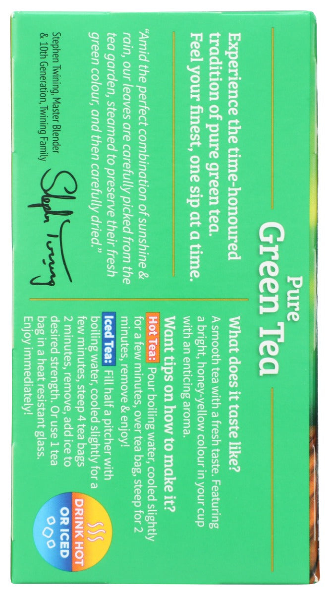 TWINING TEA: Green Tea, 20 bg