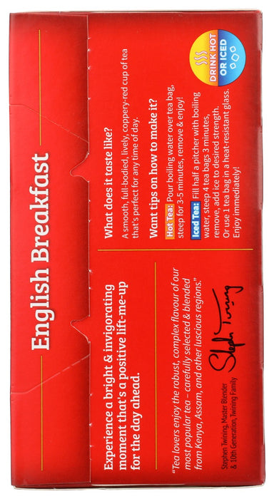 TWINING TEA: English Breakfast Tea, 50 bg