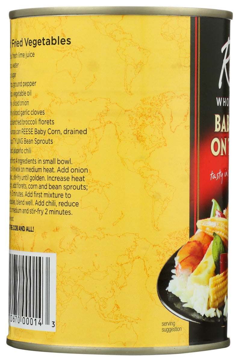 REESE: Baby Corn On The Cob Whole Spears, 15 oz