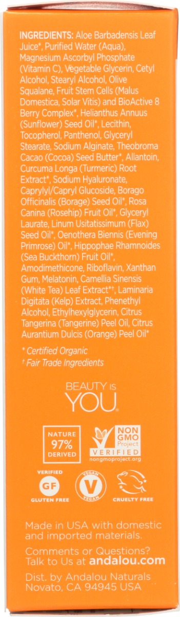 ANDALOU NATURALS: Turmeric Vitamin C Enlighten Serum, 1.1 oz