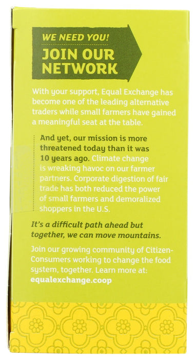 EQUAL EXCHANGE: Lemongrass Ginger Tea, 20 bg
