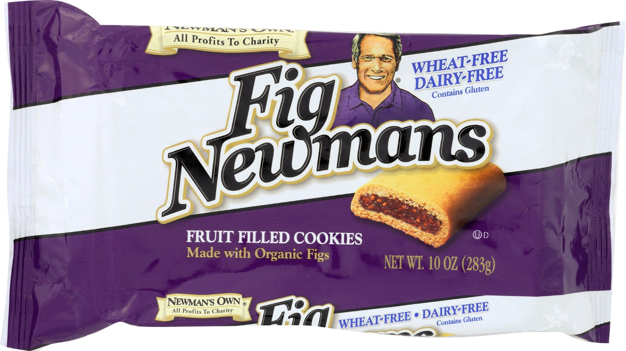 NEWMANS OWN: Fig Newmans Wheat Free and Dairy Free Fruit Filled Cookies, 10 oz