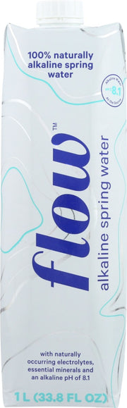 Experience water the way nature intended. Flow water emerges from our springs alkaline (pH ±8.1), with naturally-occurring electrolytes and minerals that give it a pure, refreshing taste. And since it comes in 100% recyclable and renewable packaging, you can quench your thirst for a healthier planet, too.