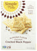 
Made with a wholesome blend of almond flour, sunflower seeds &amp; flax seeds 
‹The perfect any-time snacking cracker, with nutrition packed into every crunch 
Gluten-Free, Grain Free, Corn Free
Non-GMO Project Verified 
Paleo-Friendly 
Vegan 
